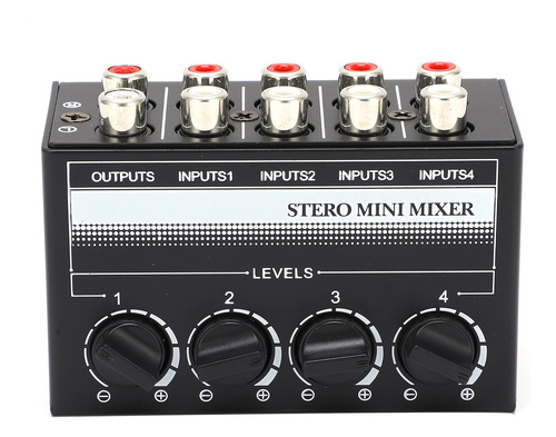 Minicontrolador Pasivo Estéreo Signal Mixer, Hub De 4 Canale