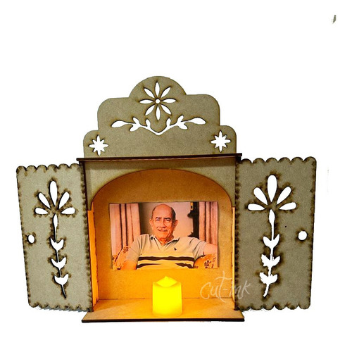 Nicho Día De Muertos Altar Madera Mdf Personalizado