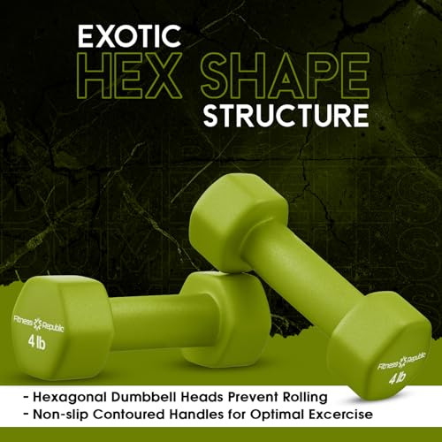 Jgo 2 Mancuernas De Entrenamiento De Neopreno De 4 Lb Antide