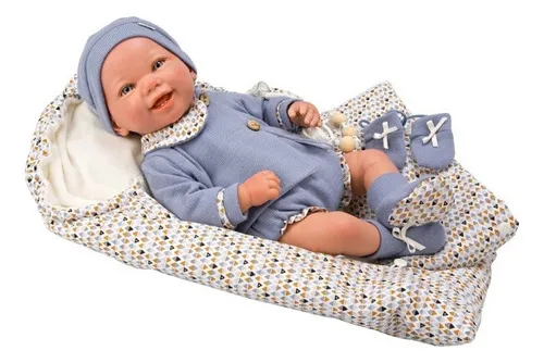 Bebe Realista Reborn Arias Daniel Con Saco 45cm 98117 MercadoLibre