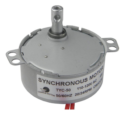 Motor Síncrono Chancs Tyc-50 110 V Ac 20-24 Rpm Cw/ccw 4w