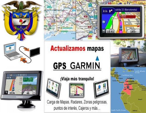 Mapa Colombia Y Suramérica Gps Garmin Ver 2022.10