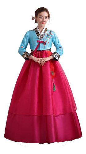 Disfraz Tradicional Hanbok De Cosplay Para Mujer, Minority P