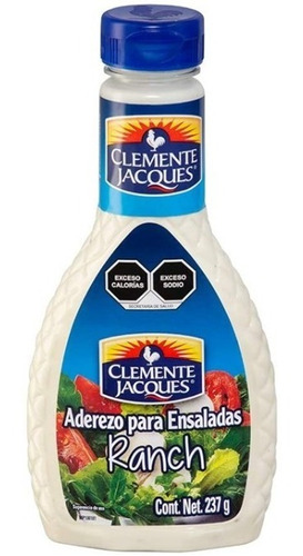 Aderezo Para Ensaladas Clemente Jacques Ranch 237 Gr