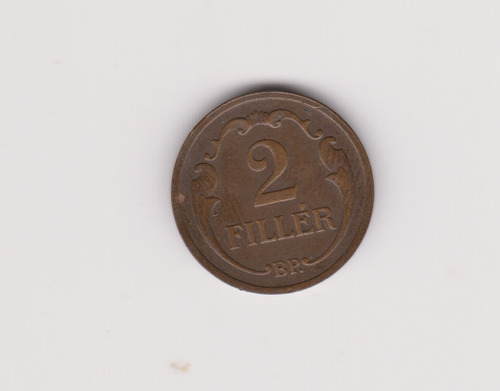 Moneda Hungria 2 Filler Año 1927 Excelente