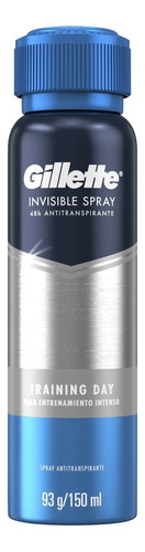Antitranspirante Gillette Invisible Spray Training Day 93g