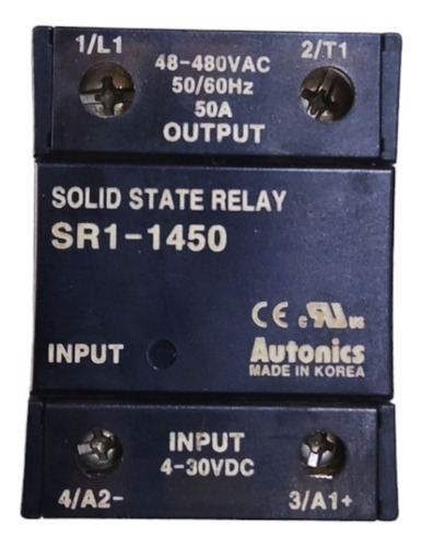 Rele Estado Solido Autonics Sr1-1450 48- 480vac 50a 4- 20vdc