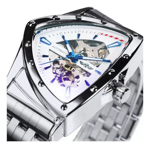 Reloj Automático Winner Skeleton Para Hombre