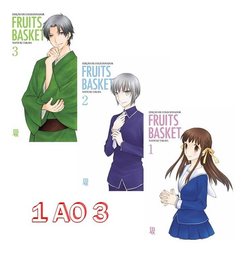 Fruits Basket Edição Definitiva 1 Ao 3! Mangá Jbc! Lacrado