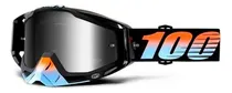 Comprar Antiparras 100% Starlight Racecraft Motocross Espejadas Nt C Color de la lente espejado y transparente Color del armazón Negro Talle adulto