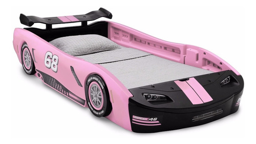 Delta Turbo Race Car Twin Bed Pink Cama Infantil Niñas W