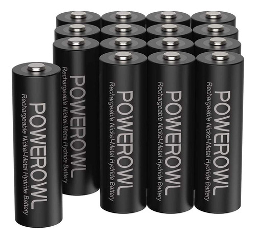 Powerowl Aa - Pilas Recargables (2800 Mah, 1,2 V, Nimh, Baja