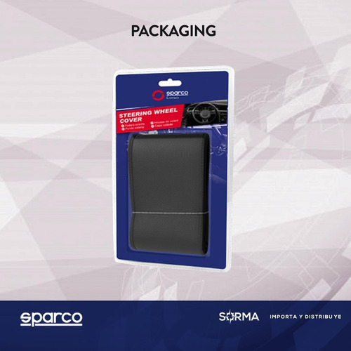 Imagen 7 de 10 de Cubre Volante 36/38 Cm Sparco Importado Leggera Pvc Sin Aro