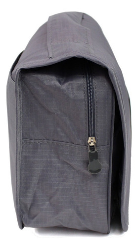 Neceser De Viaje Con Gancho Organizador De Tocador Basico Color Gris