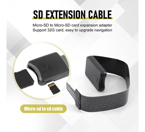 Hh Cable Extensor Flexible De Tarjeta Micro-sd A Microsd