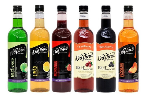 Xaropes Soda Italiana Sabores Da Vinci Gourmet 750ml