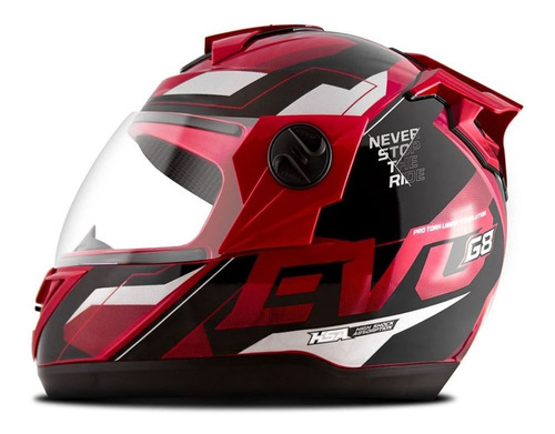 Capacete Pro Tork Evolution G8 Evo Brilhante Vermelho Tam 58