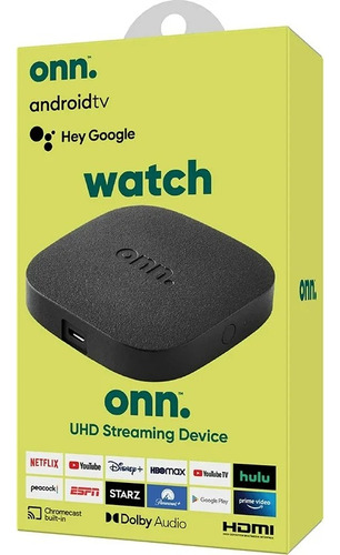 Dispositivo De Streaming Uhd Android Tv Box Onn 4k