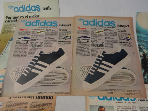 Lote Publicidad + Llavero Antigua Zapatilla adidas Deportivo (Usado)