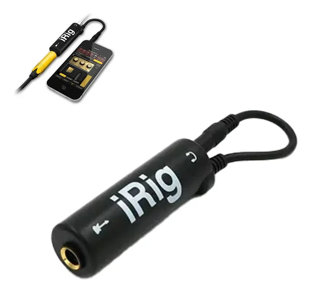 Cable Para Irig Interface Amplitube Conexión Guitarra
