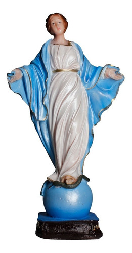  Imagem Escultura Nossa Senhora Do Sorriso 20cm Em Resina 