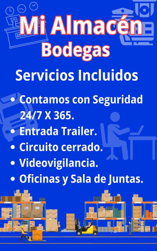 Renta Bodega 200 M2 Vallejo En Condominio
