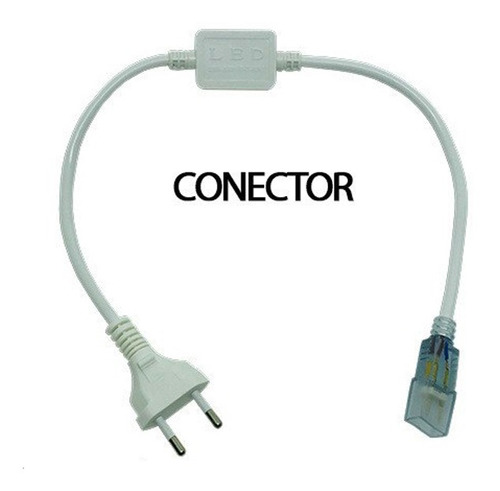 Imagem 5 de 10 de Kit 10 Metros Fita Mangueira Led Chata 5050 Com Fonte 3000k