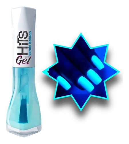 Hits Balada Neon Brilha No Escuro Efeito Gel 8ml