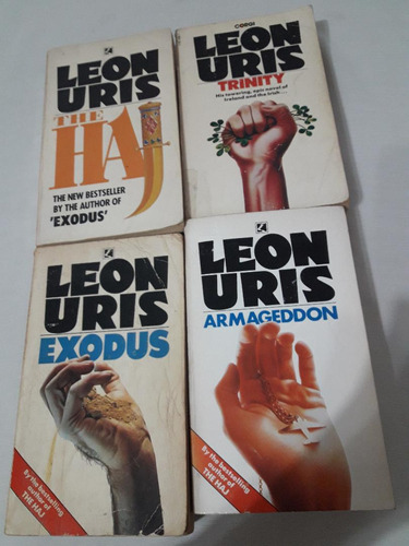 Leon Uris Lote X4 Ingles Exodus Armageddon Trinity Palermo