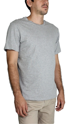 Camiseta Liviana En Algodón Peinado Para Hombre