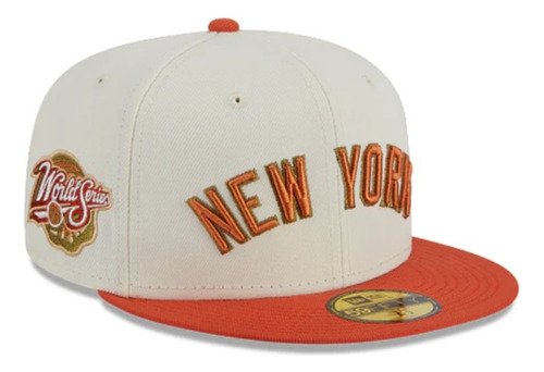 New Era 59fifty - New York Yankees Orange/white
