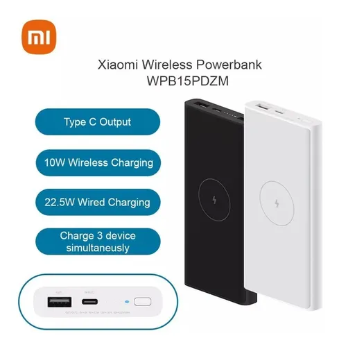 Cargador Inalambrico Xiaomi 10w Wireless Powerbank 10000mah