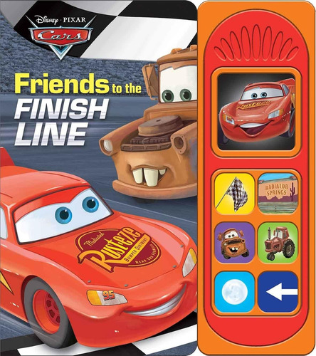 Libro: Disney Pixar Cars Friends To The Finish Line 7-button