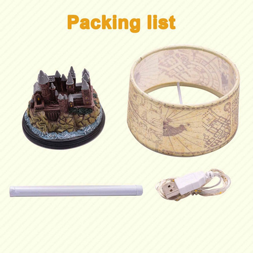 Lámpara Castle Resin Lámpara De Mesa Lámpara De Resina Harry
