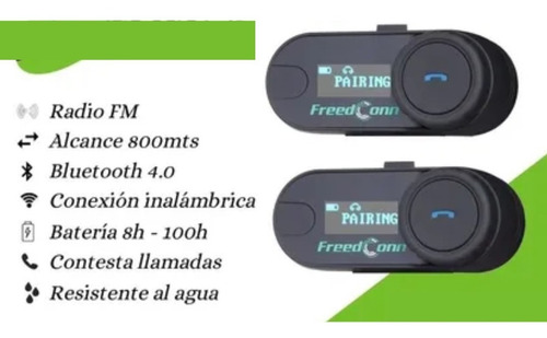 Imagen 4 de 4 de Intercomunicador X2 Bluetooth T-com Sc 800mts Radio Fm Moto
