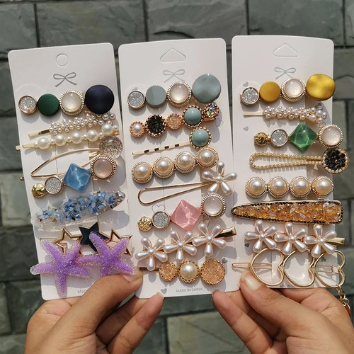 Set De Hermosas Ganchos Kawai Para El Cabello ( 10 Unidades)