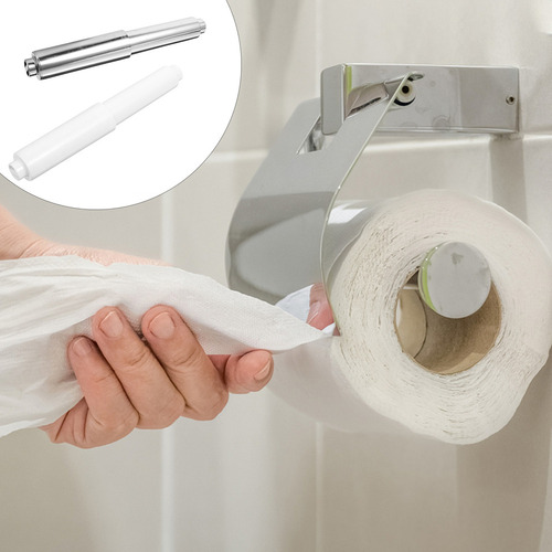 6×rodillo Soporte Repuesto Con Resorte, 6 Piezas, Blanco Y
