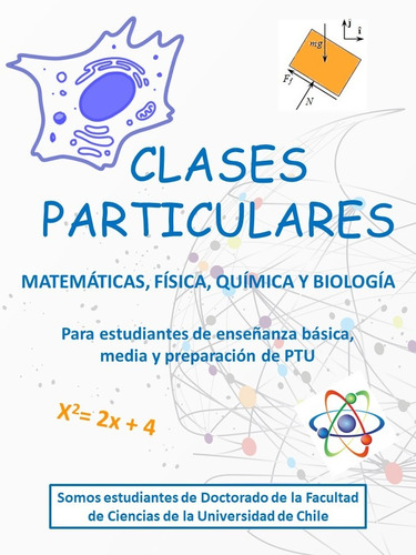 Clases Particulares Matemáticas, Química, Biología Y Física