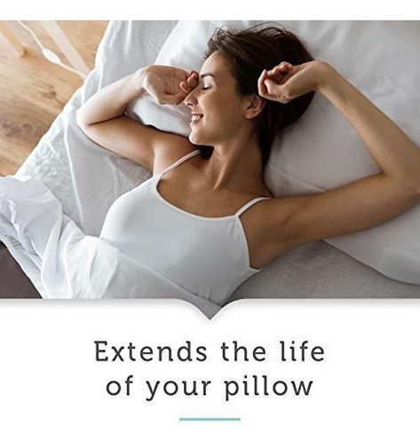 Protector De Almohada Aller-ease Lavable Con Agua Caliente,