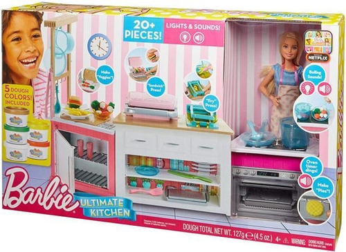 Imagem 1 de 2 de Cozinha Da Barbie Frh73 Mattel