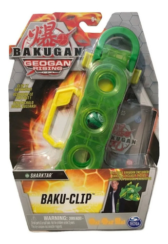 Bakugan Geogan Rising Baku Clip Sharktar Spin Master