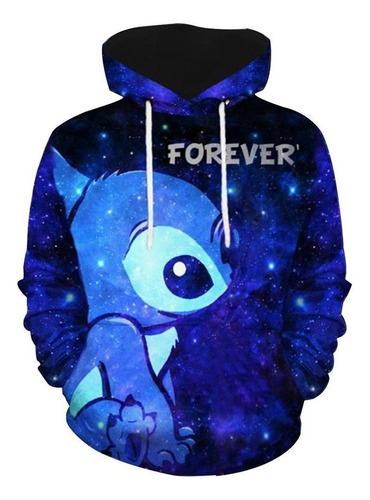 Pareja Para Cartoon Stitch Capucha Con Sudadera