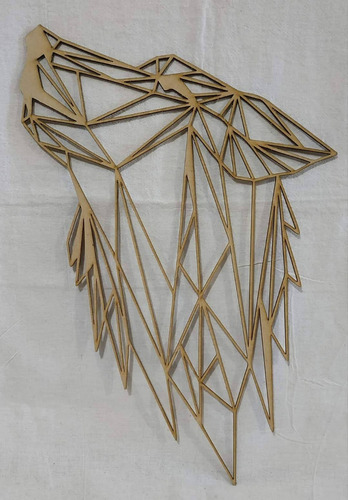 Imagen 7 de 10 de Animales Geométricos 50 Cm Mdf De 2.5mm