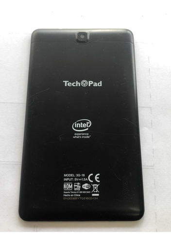 Techpad 3g 16 Tapa Trasera Negra (Usado)