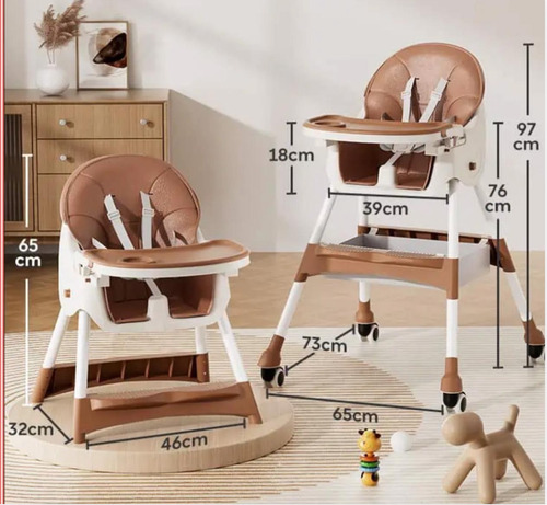 Silla De Comer 2 En 1 Plegable Portatil
