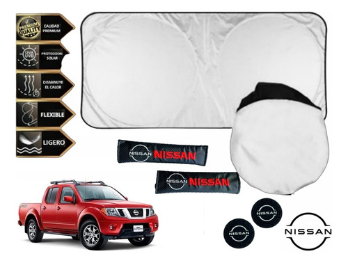 Cubresol + Almohadillas + 2 P.vasos Nissan Np 300 2011