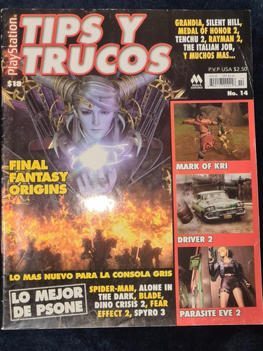 Revista Tips Y Trucos Final Fantasy Origins #14 Junio 2003