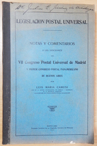 Congreso Postal Universal  Primer Congreso Panamericano 1922