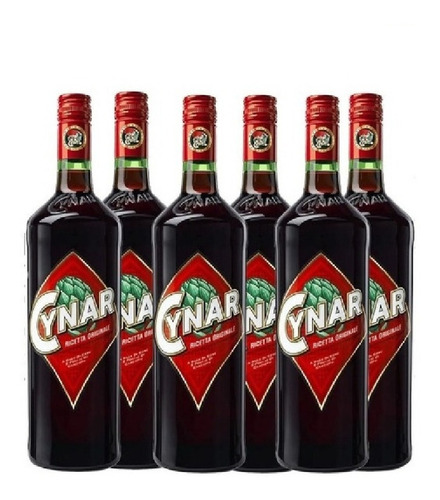 Caja X 6 - Cynar - Aperitivo Italiano - 750ml