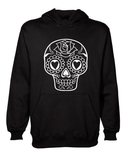 Buzo Canguro Calavera Dia De Los Muertos Hoodie